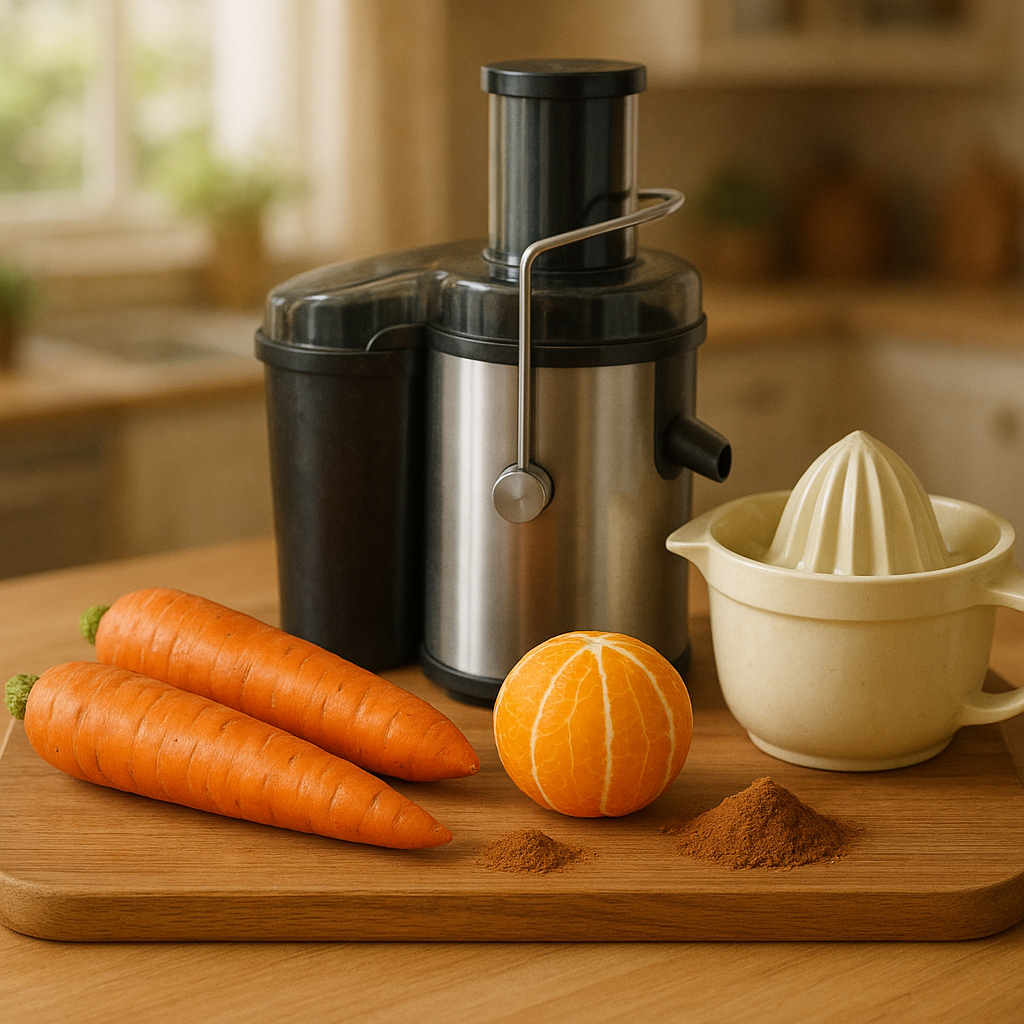 Jus de carotte vitaminé